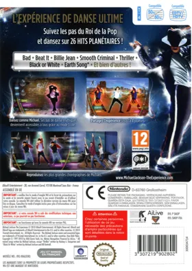 Michael Jackson - The Experience box cover back